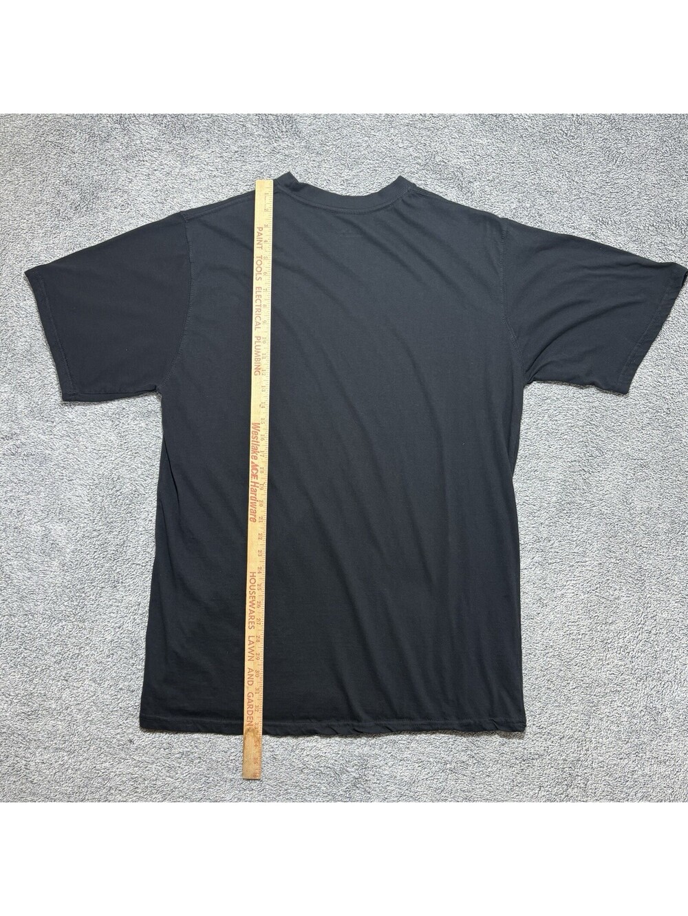 CHAMPION Men’s XL 100% Cotton Solid Black T-shirt - Picture 10 of 12